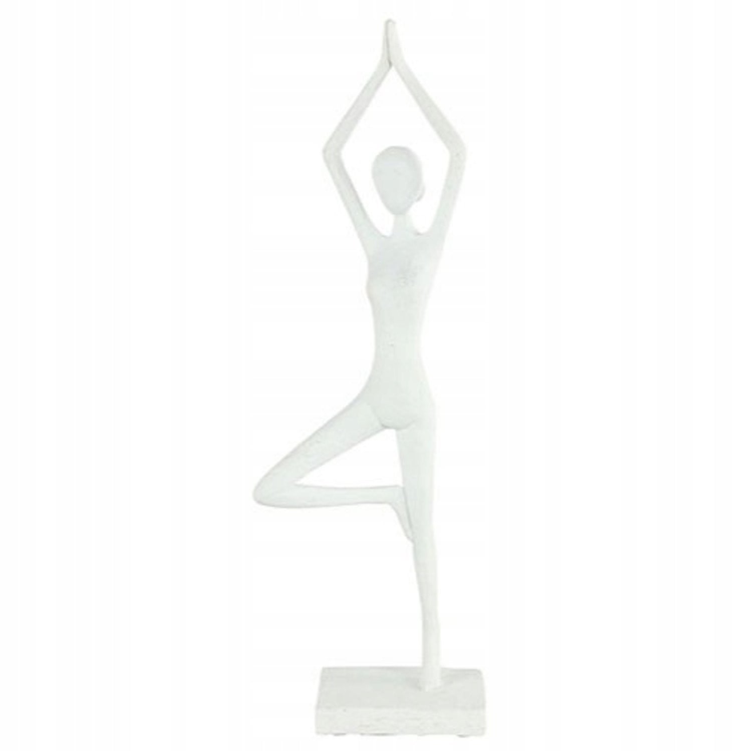 Elegante Ballerina Odile 2 Figuur - Wit - Hoogte: 39 cm