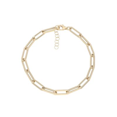 Charm-Armband FIRETTI "Schmuck Geschenk Gold 585, Goldarmband Kettenglieder", gold (gelbgoldfarben), Armbänder, Damen, 22cm, Gelbgold 585, Gliederarmband, Topseller