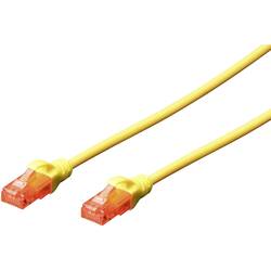 Digitus DK-1612-030/Y RJ45 Patchkabel CAT 6 U/UTP 3.00 m Gelb verdrillte Paare 1 St.