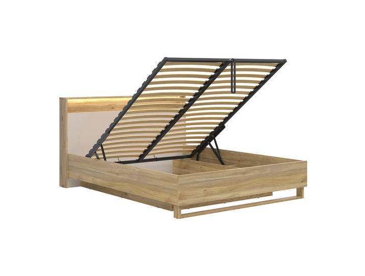 Petits-meubles Boxbett 160/200 Donna Kaschmir, Holzwerkstoff, 160x200 cm, Schlafzimmer, Bett, Boxspringbetten