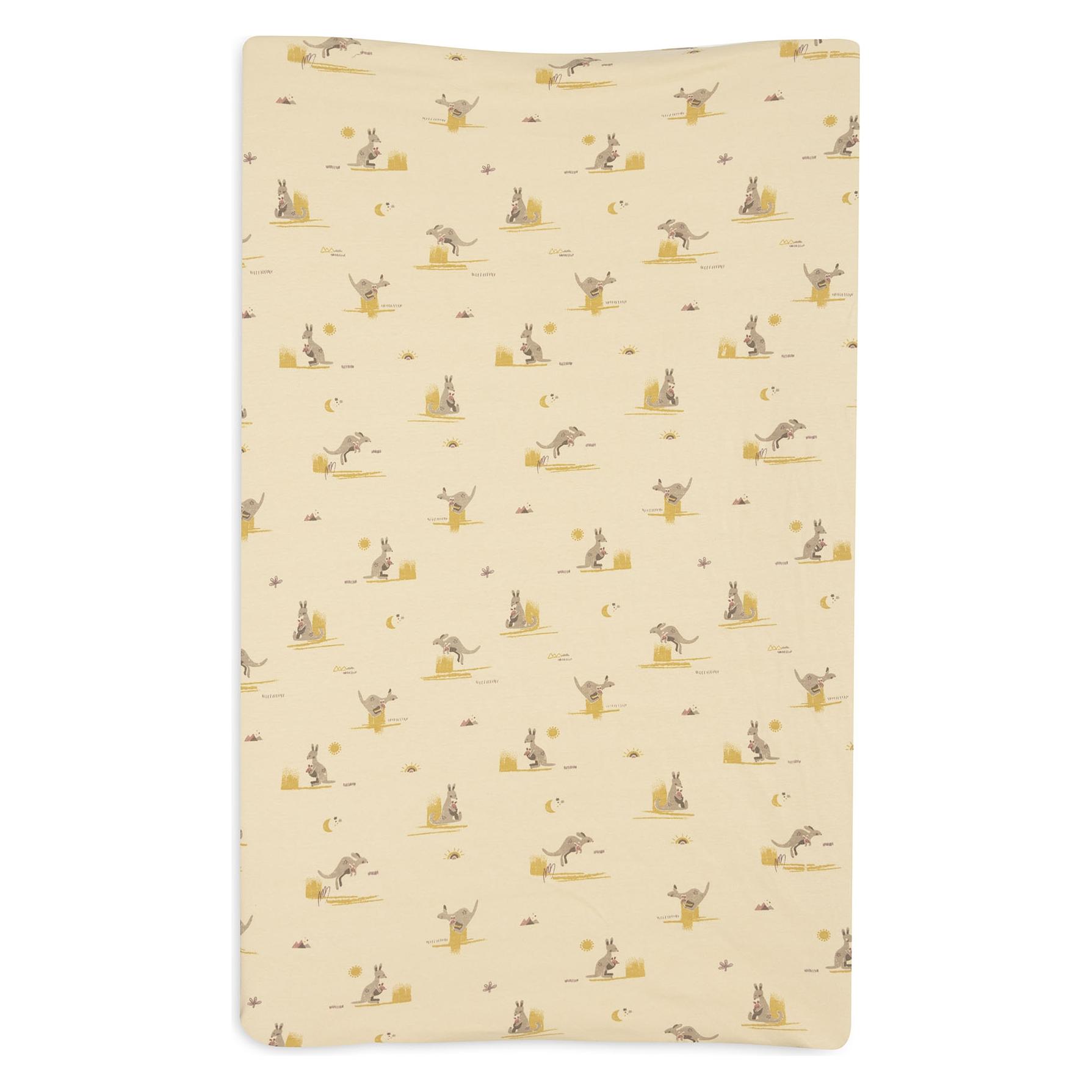 Jollein Wickelkissenbezug Jersey 50 x 70cm - Kangaroots (50 x 70 cm) (022-503-68161)