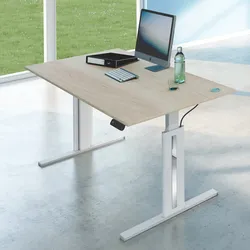 Höhenverstellbarer Schreibtisch klein Mewo 3 Steh Sitz Tisch