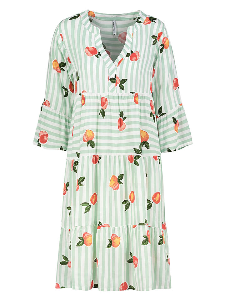 Sublevel Kleid in Mint/ Creme - L