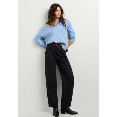 Funktionshose PEPE JEANS "Hose JANNY PANT", Damen, Gr. M, schwarz, 66% Baumwolle, 34% Polyamid, Hosen Funktionshose