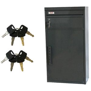 SafePost Paketbriefkasten ScanPro 65 Tiamat, 45 x 85 x 24,5cm, 8 Schlüssel, anthrazit