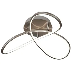 29W Magic Led Deckenbündige Leuchte, Satin Silber 3000K 1170 Lumen dimmbar