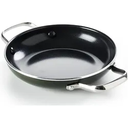 Dagelijkse Kost Kost Sahan met keramische antikleeflaag 24cm, Pfanne + Kochtopf, Grün