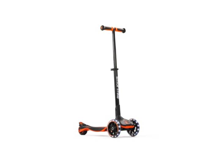 smarTrike Xtend Kickboard - XL LED Räder Lean-to-Steer Faltbarer Roller für Kinder Alter 3-12 Jahre Orange