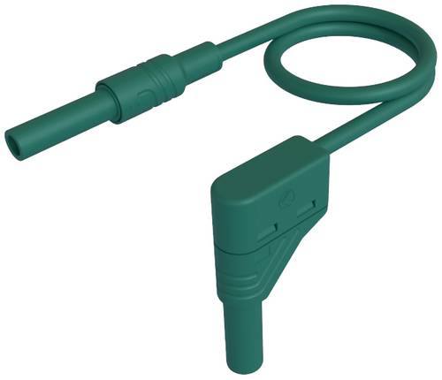 Hirschmann Test & Measurement MAL S WG-B 100/2,5 gn Sicherheits-Messleitung 4mm Sicherheits-Stecker 4mm Sicherheits-Stecker 100cm