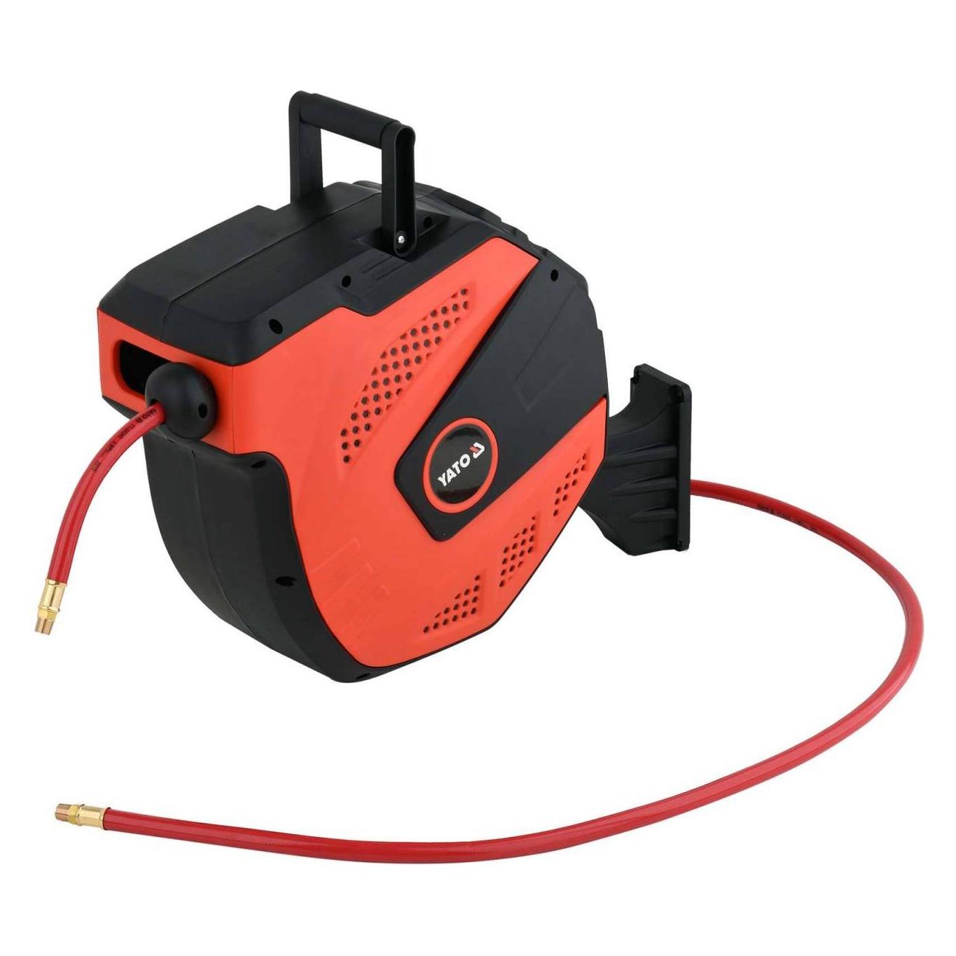 Yato Profi Druckluft-Automatik-Schlauchtrommel 15m Ø9,5mm YT-24245 (YT-24245)