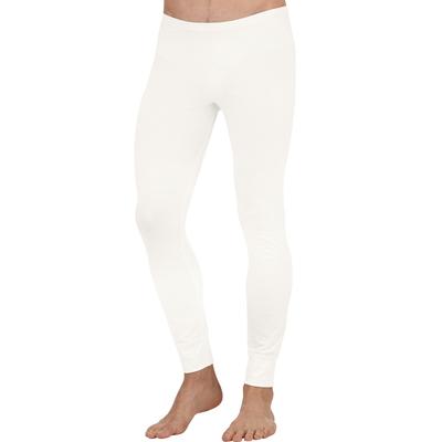 Lange Unterhose TRIGEMA "TRIGEMA Lange Ski/Sport Funktionshose aus Merinowolle", Herren, Gr. L, 1 Stk., beige (natur), 80% Wolle (Merinowolle), 20% Polyamid, Unterhosen Lange Unterhose