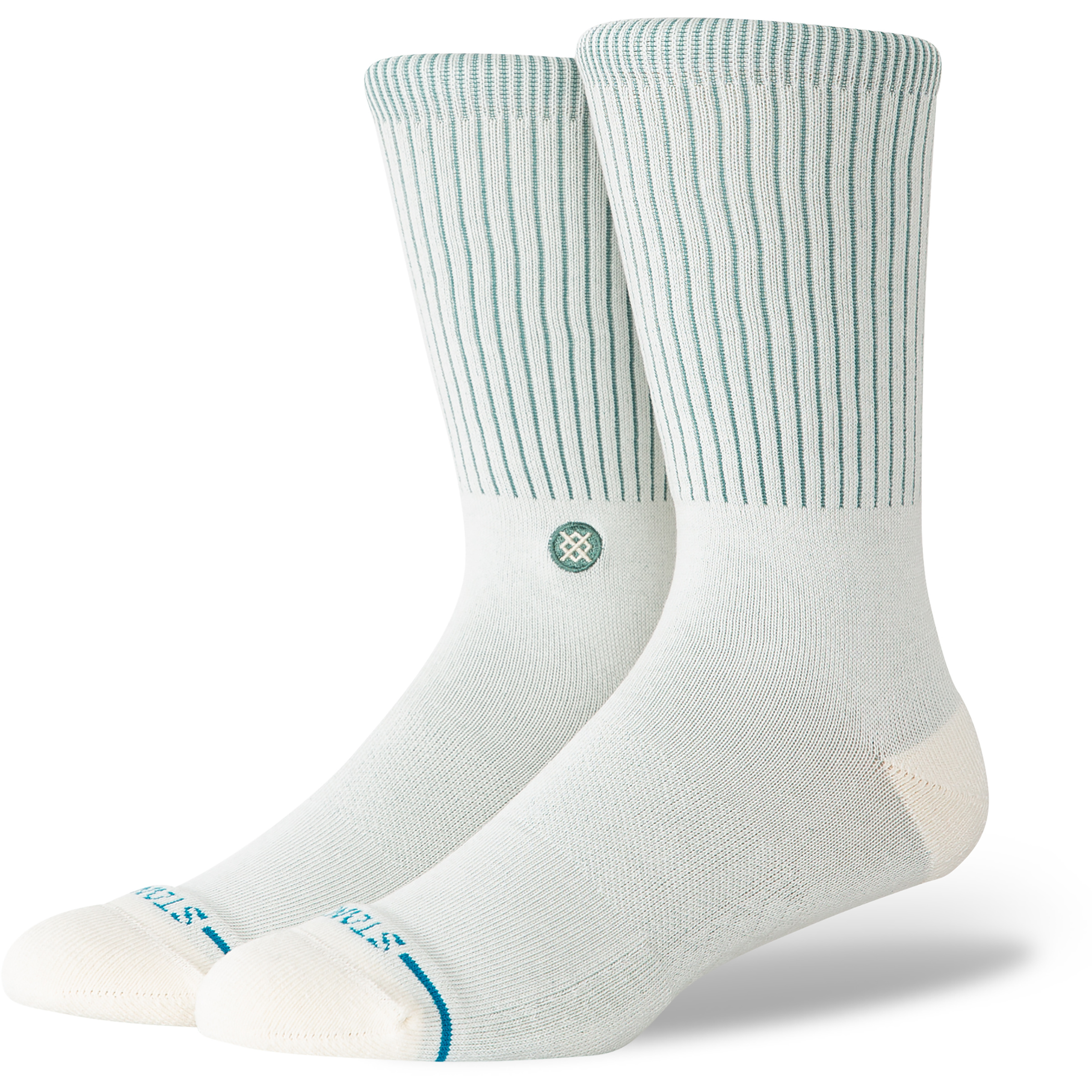 Stance Icon Pop Crew Freizeitsocken weiss Größe 38 Trekking Elastisch