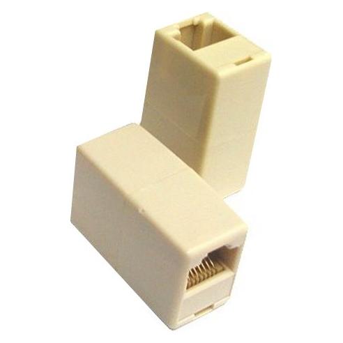 Datacom Connector 2 x RJ45 plastic UTP Cat5E (Netzwerk Kupplung) (NPODTC1008)