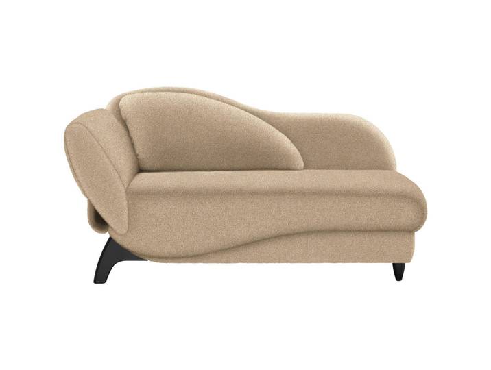 Joka Liege, Beige, Holz, 2-Sitzer, 84x87x171-190 cm, Made in Austria, Stoffauswahl, Liegefunktion, seitenverkehrt erhältlich, Schlafen auf Sitzhöhe, Wohnzimmer, Sessel, Relaxliegen