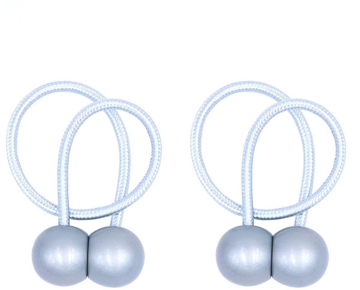 Allecto Magnetische Gordijn Tiebacks - Grijs - 2 Stuks