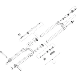 Luftkolbeneinheit Manitou Mattoc 3 Pro 27.5+/29 100/140 mm, Manitou, Passend für Mattoc 3 Pro 27.5+/29 mit 100/140 mm, VE: 1 Stk.