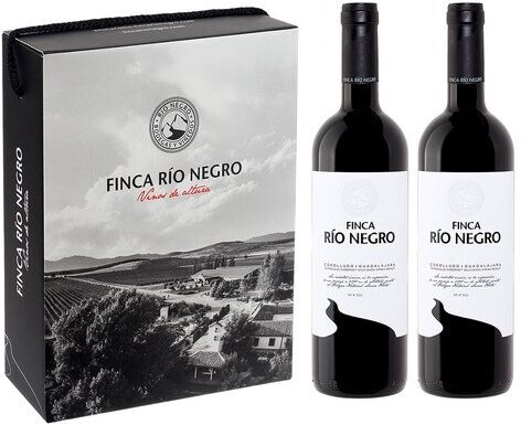 Finca Río Negro Estuche vinos tintos Castilla La Mancha.