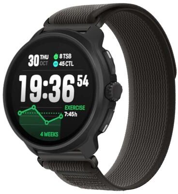 Everyday Crate Suunto Race 2 Nylon Watch Band Wild Path Hook And Loop Adjustable Sport Strap black Grey