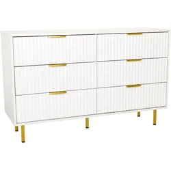 hjh LIVING, Kommode + Sideboard, Hjelle (120 x 40 x 75 cm)