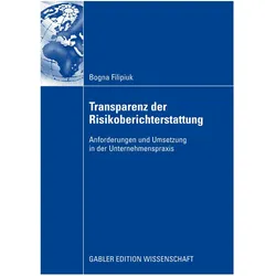 Transparenz der Risikoberichterstattung, Fachbücher von Bogna Filipiuk