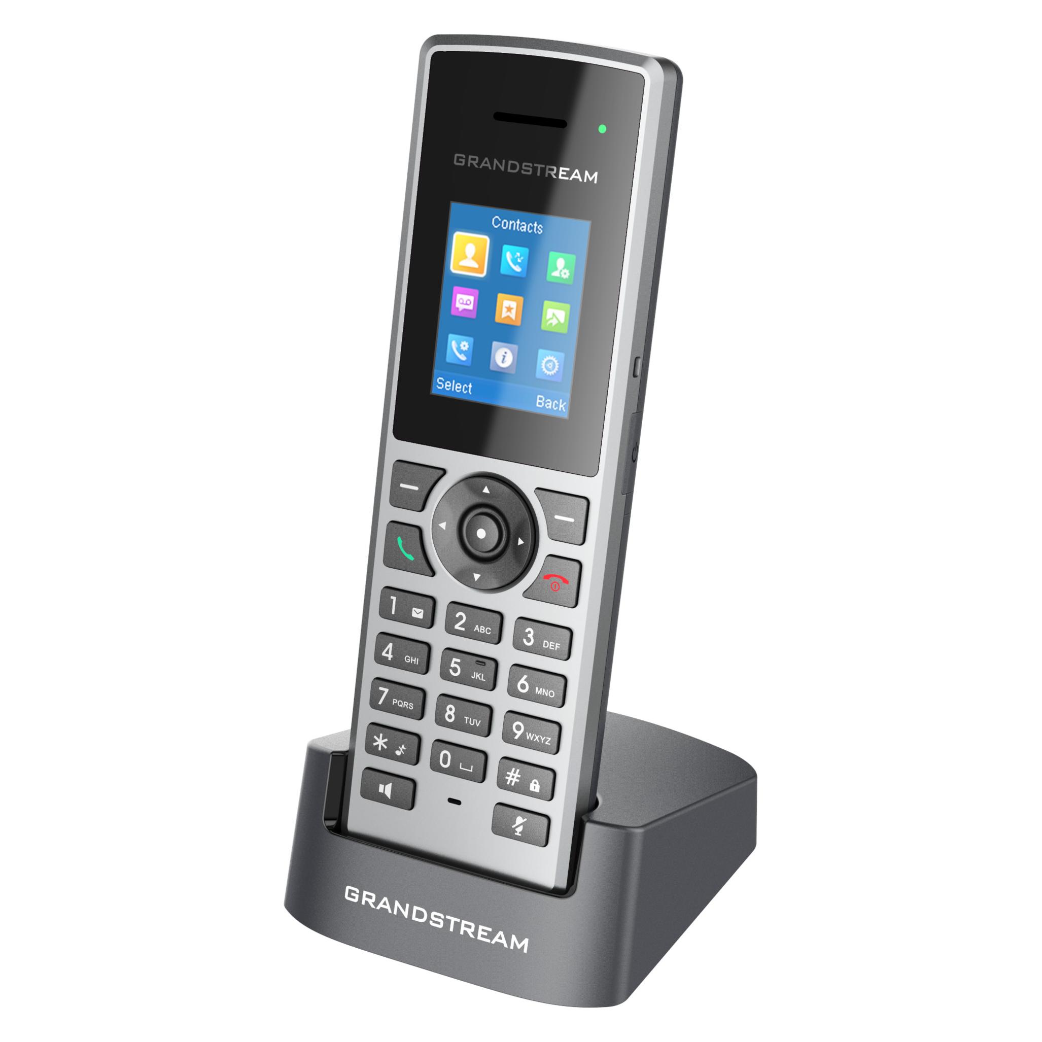 Grandstream DP722, DECT, LCD, 10 SIP, 10 Leitungen, Micro-USB, 2x AAA Ni-MH,. (DP722)
