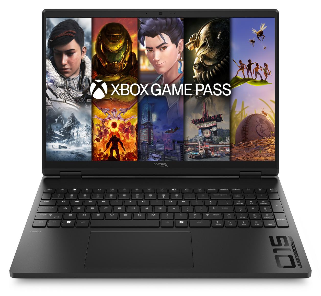 HP HyperX OMEN, Gaming-Laptop, 15 Zoll, Modell 15-ga0021nlx, Intel Core 7 240H, 38,9 cm (15,3 Zoll), 2K-Auflösung, 16 GB DDR5-SDRAM, NVIDIA GeForce RTX 5060, Wi-Fi 6 (802.11ax), Windows 11 Home, Farbe: Schwarz