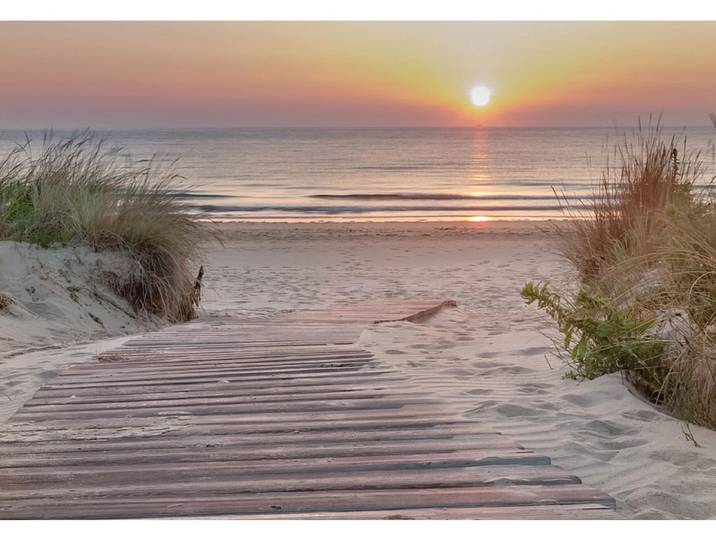 Tapete BEACH 2-teilig vliesfaser sandfarben 254x184x1cm