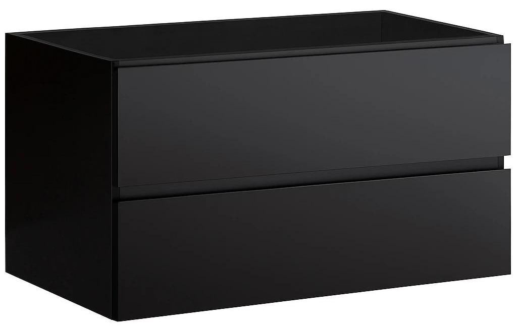 Cerano Badkamermeubel Carole onder de wastafel - Mat zwart