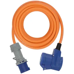Brennenstuhl, Verlängerungskabel, 1167650310 Strom Verlängerungskabel Blau, Schwarz, Grau, Orange 1 (10 m, CEE 16/3)