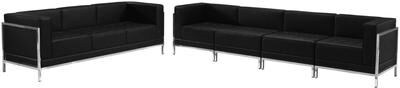Flash Furniture 5 Piece LeatherSoft Modular Sofa Set with Taut Back and Seat