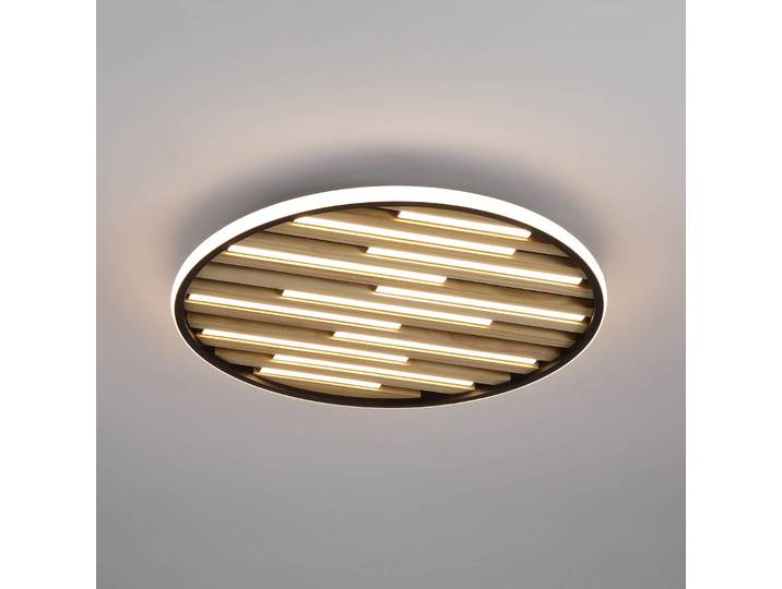 Searchlight LED Deckenleuchte Equalise, dimmbar, schwarz, für Wohn- / Esszimmer, Metall