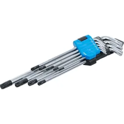BGS Winkelschlüssel-Satz | extra lang | T-Profil (für Torx) mit Bohrung T10 - T5...