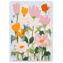 POSTER Setzlinge Ringelblume Blatt A4 Rahmenlos