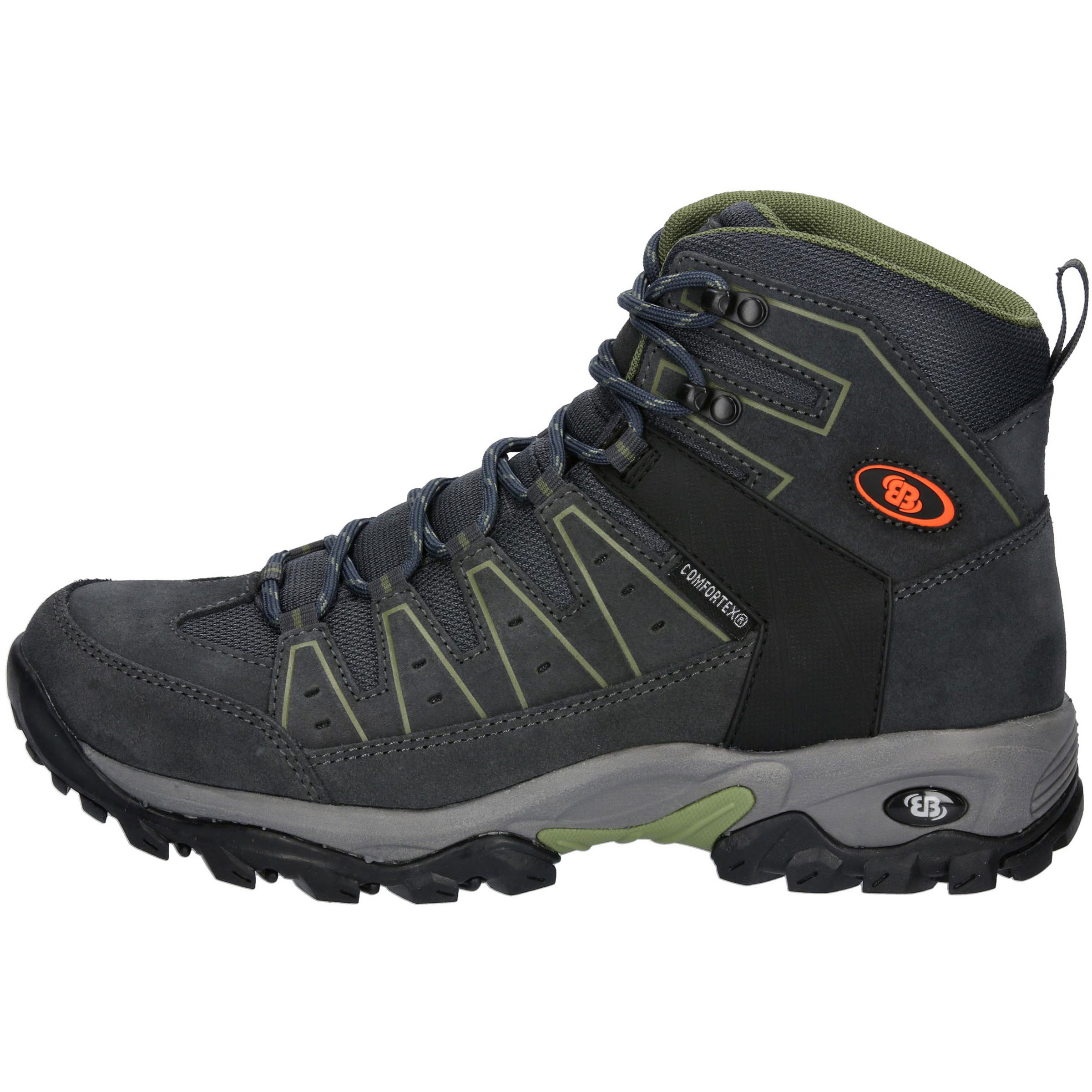 Brütting Mount Pinos High Herren Wanderschuhe grau Größe 45 Trekking Wasserdicht