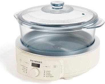 Magnifique 5qt 8-in-1 Round Multi-Cooker with Non-Toxic Glasspot