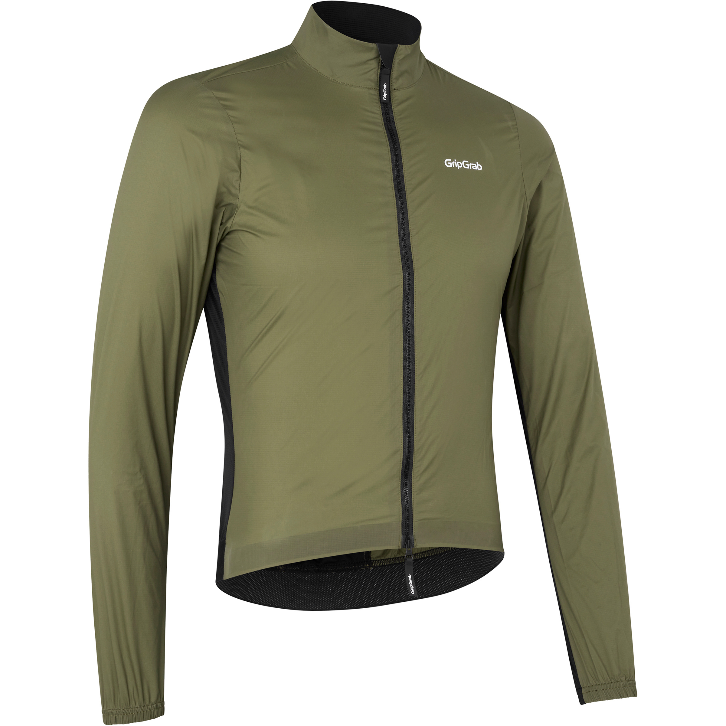 GripGrab PACR Windproof Lightweight Herren Fahrradjacke oliv Größe S Rennrad | Gravel Klein verpackbar