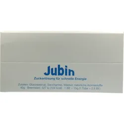 JUBIN Zuckerlösung schnelle Energie Tube 12X40 g Tube