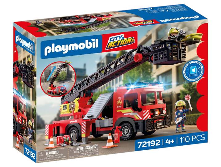 Playmobil City Action Camion de pompiers à grande échelle - 72192 PLAYMOBIL