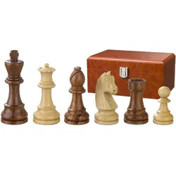 Philos-Spiele Artus, KH 95 mm, Schachfiguren in Holzbox 2188