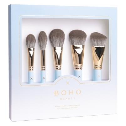 MAC Jeans MAC Boho Set Of 5 Face Makeup Brushes Blue (Set) (5904139442326)