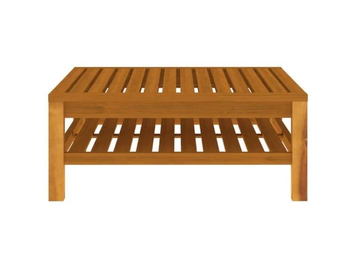 MEN(316292)Table basse 65x65x35 cm Bois d'acacia solide
