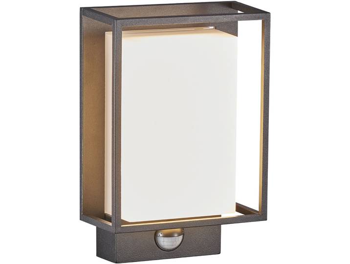 NORDLUX Wandlampe aussen Nestor Schwarz Aluminium B 14.7 cm IP44 - LED - Lichtfarbe: Extra warmweiss - LED Energiesparlampen