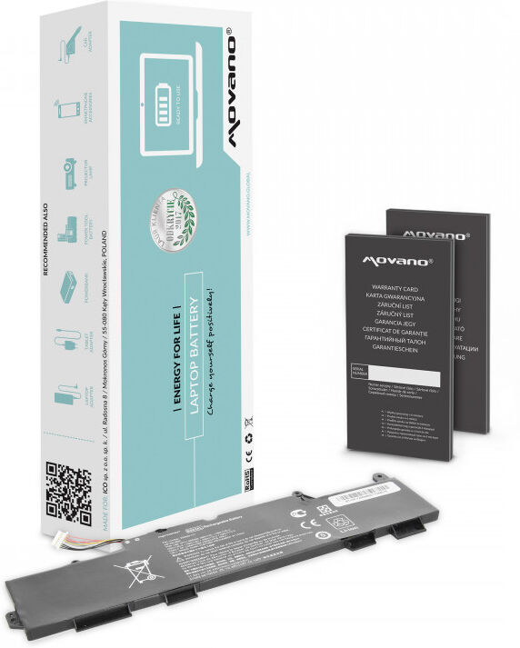Movano Batterie pour HP EliteBook 735, 745, 840 G5 / 11.55V 2200 mAh