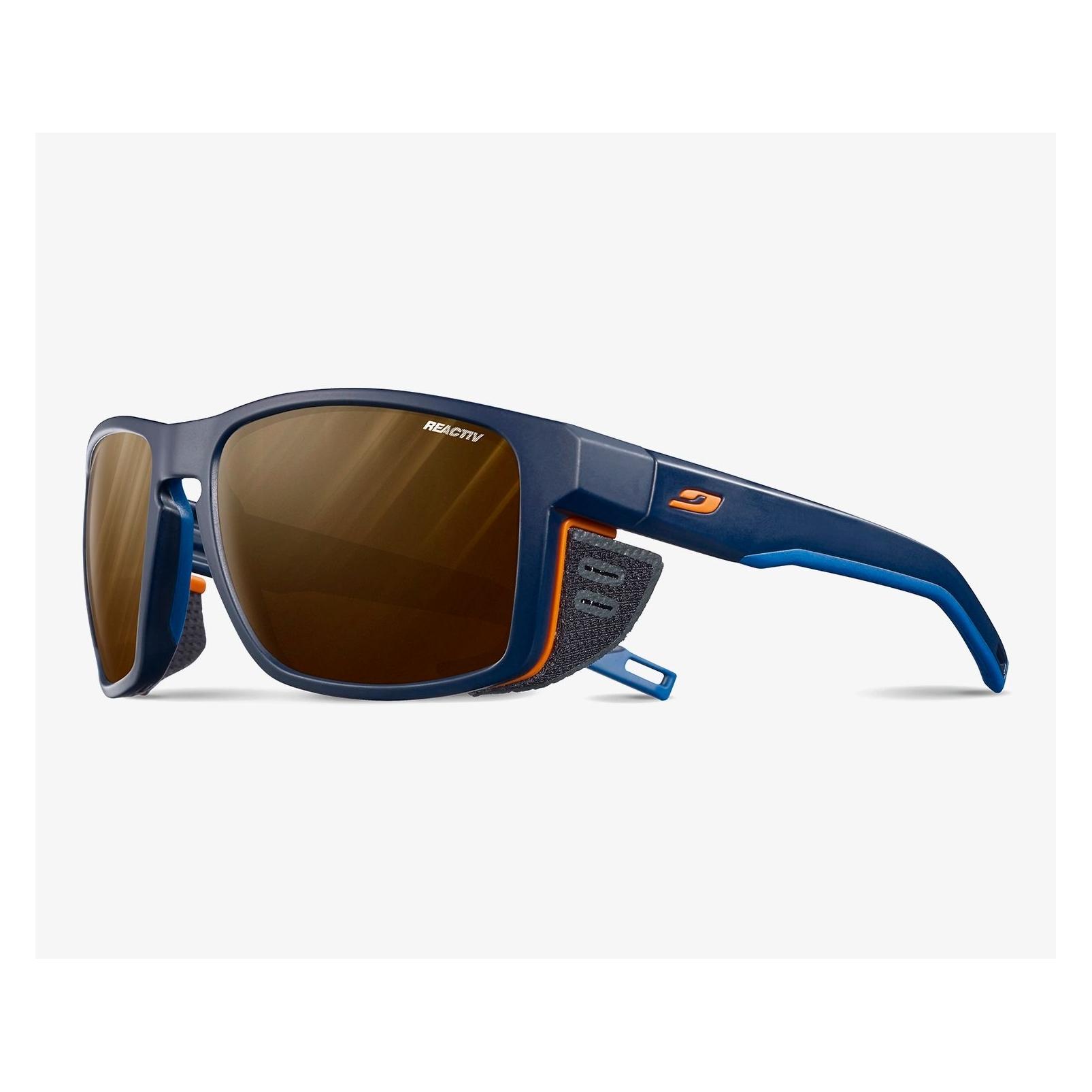 Julbo Herren Shield Cameleon Sportbrille (Blau matt, photocromatic) (J5065012)