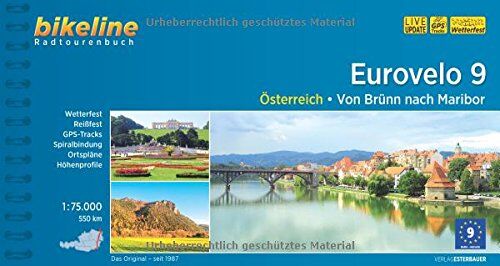 Esterbauer Verlag - Eurovelo 9: Von Brünn nach Maribor, 568 km (Bikeline Radtourenbücher) - Preis vom 09.10.2026 07:28:09 h