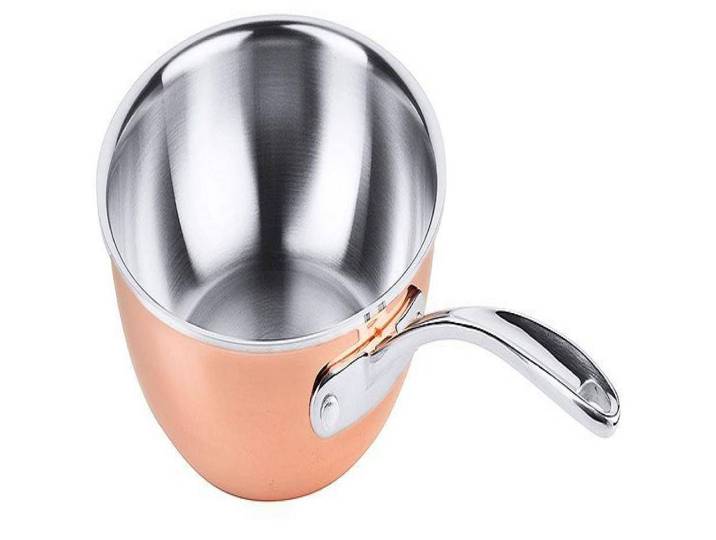 Contacto Sauteuse Contacto Edelstahl Sauteuse, 20 cm Kupfer aus Mehrschichtmaterial
