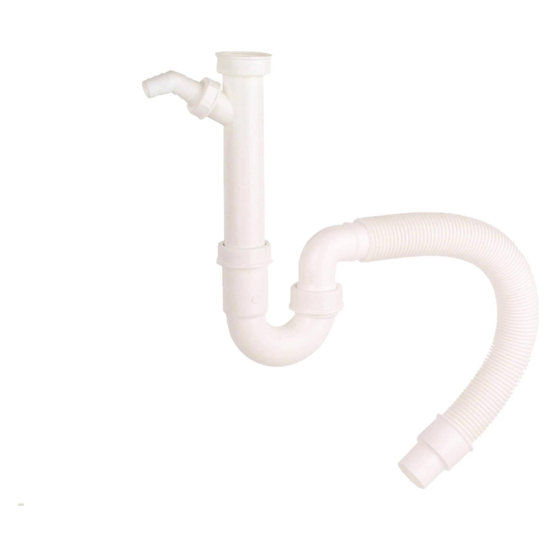 Kirchhoff Flex- Spültisch- Röhrensiphon, 1 1/2" mit 3/4" Geräteanschluss (Flaschensiphon, 3/4") (98836548)