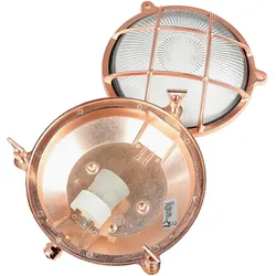 Licht-Erlebnisse, Gartenbeleuchtung, Wandlampe Serifos Messing (E27, IP64)