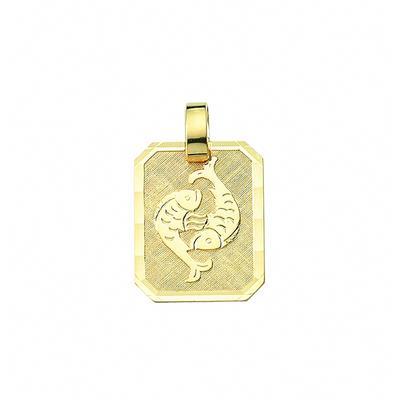 Sternzeichenanhänger ADELIA´S "Sternzeichen Anhänger Fische 333 Gold ( 8K )", gold, Schmuckanhänger, Damen, Fische, Gold, Goldanhänger Fische