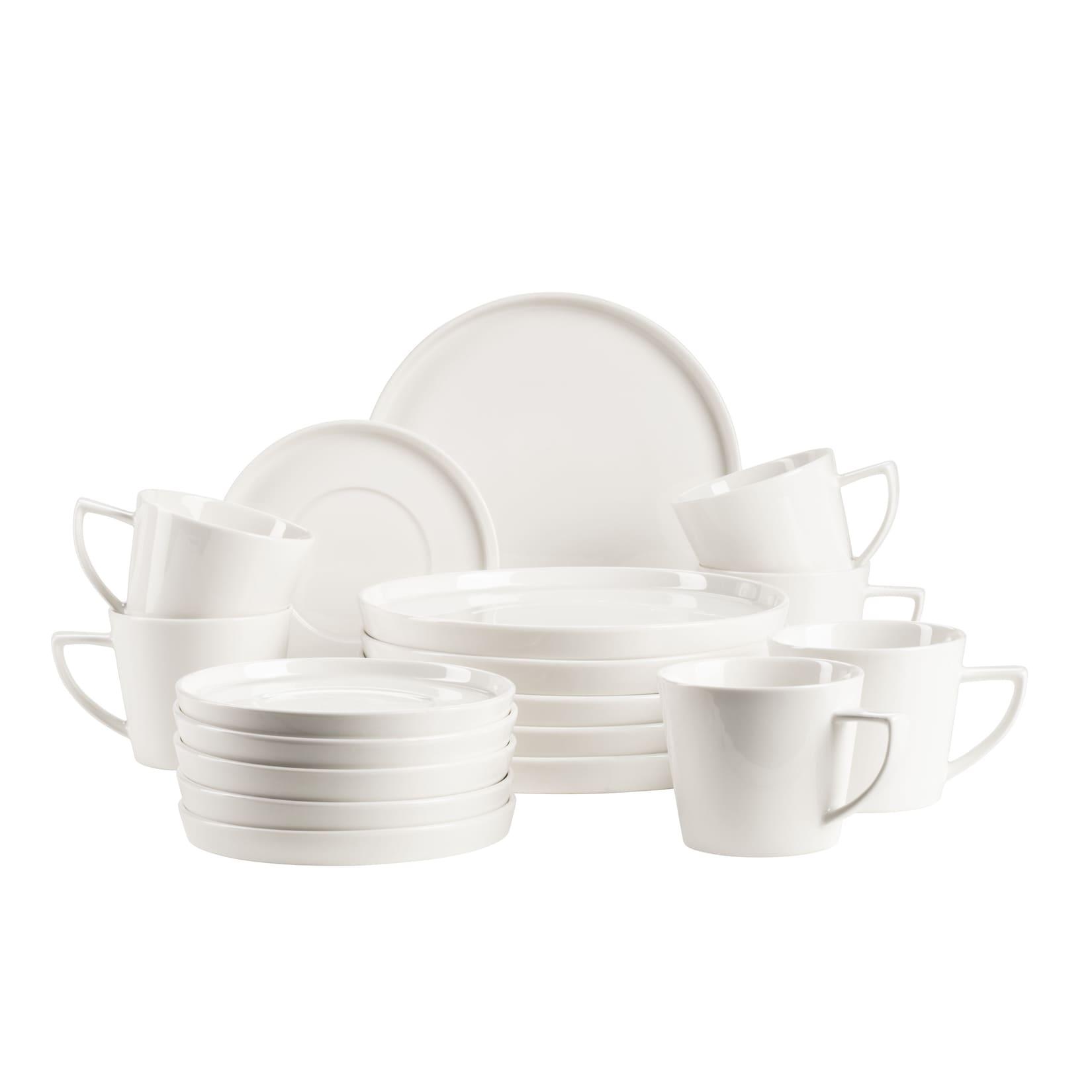 Mäser Kaffeeservice, Porzellan Sita Weiß